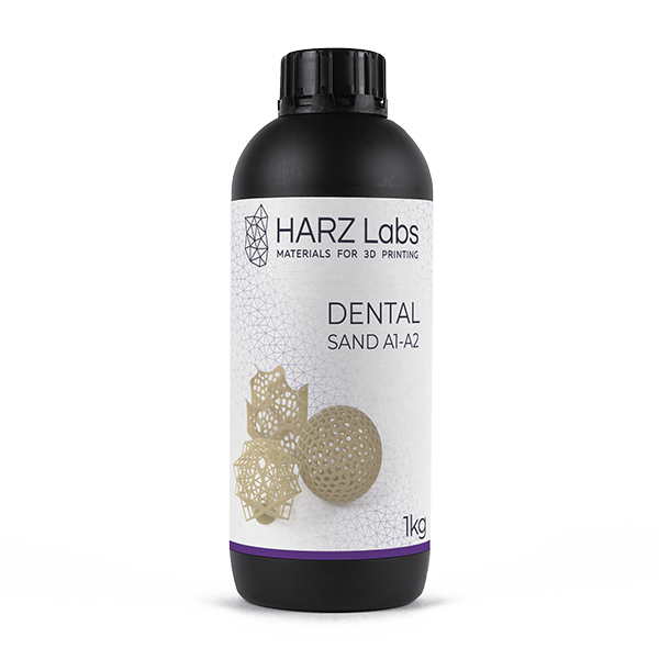 картинка HARZ Labs Dental Sand – Фотополимер для настольных LCD/DLP от магазина Udentis.ru
