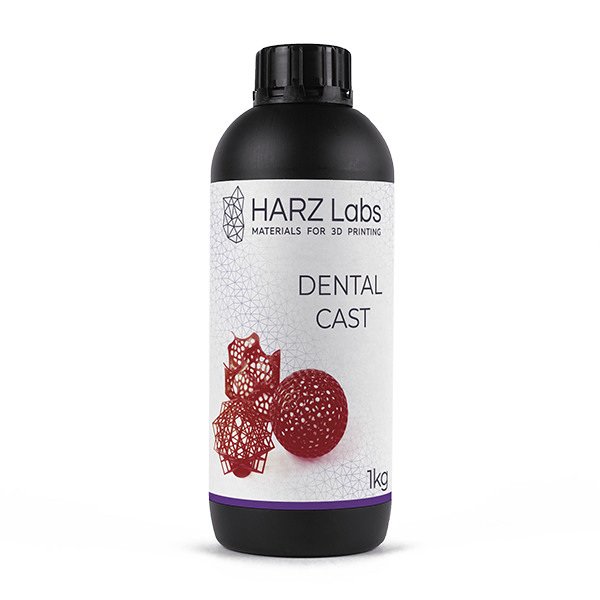 картинка HARZ Labs Dental Cast – Фотополимер для настольных LCD/DLP, 0,5кг от магазина Udentis.ru