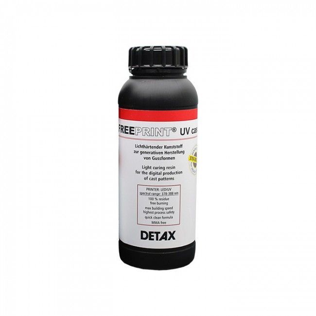 картинка DETAX Freeprint cast UV - 3D материал, красный, 1 кг от магазина Udentis.ru