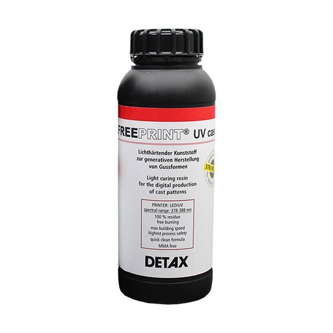 картинка DETAX  Freeprint cast UV - 3D материал, красный, 0,5 кг от магазина Udentis.ru