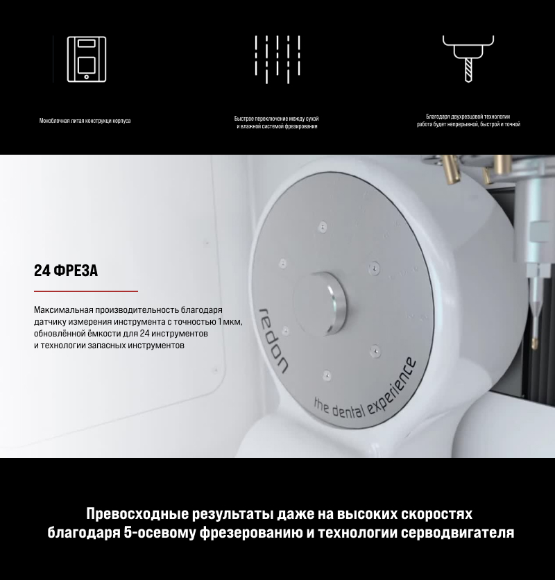 Redon Best Mill  Plus – стоматологический 5-осевой фрезерный станок