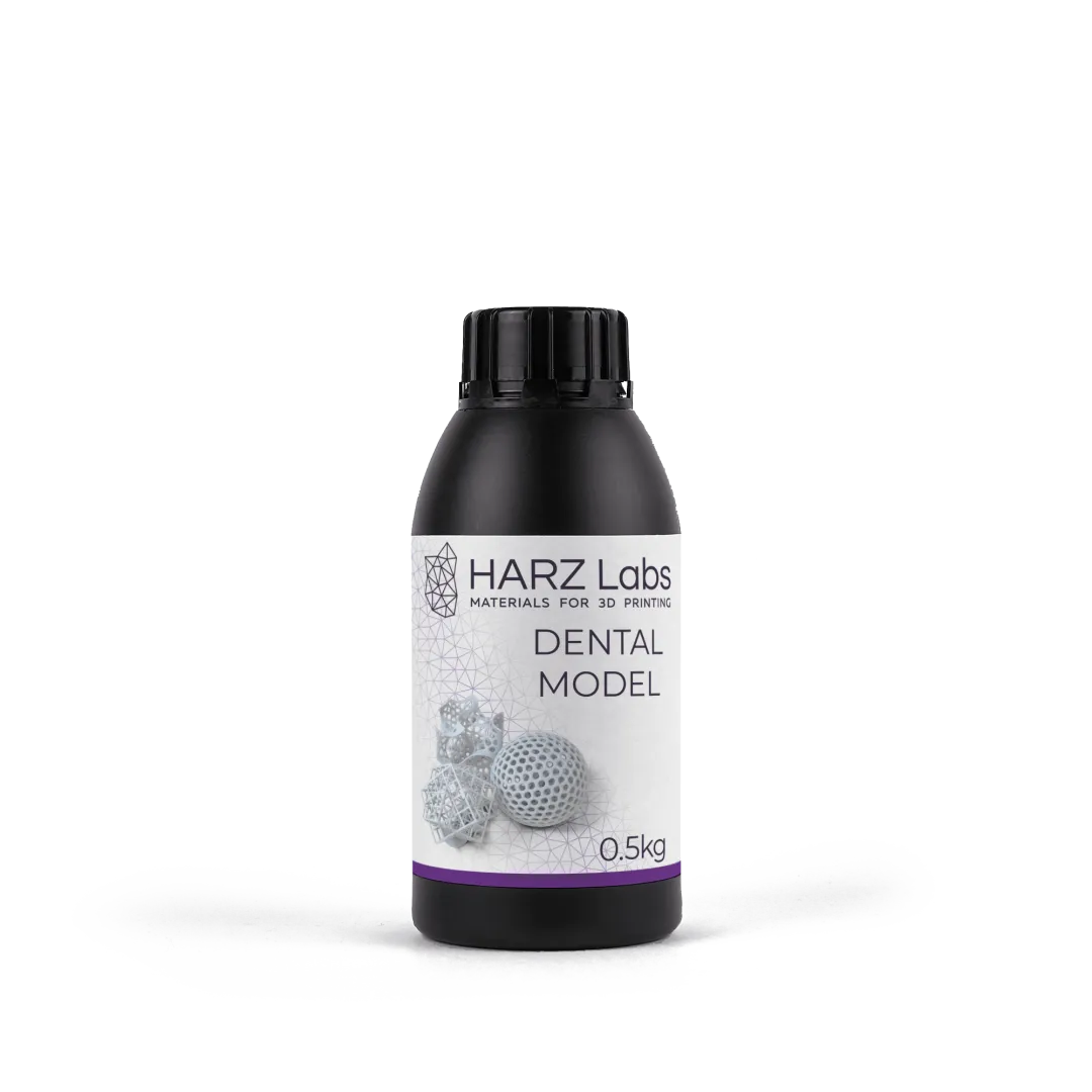 картинка HARZ Labs Dental Model Bone – Фотополимер для настольных LCD/DLP, 0,5кг от магазина Udentis.ru