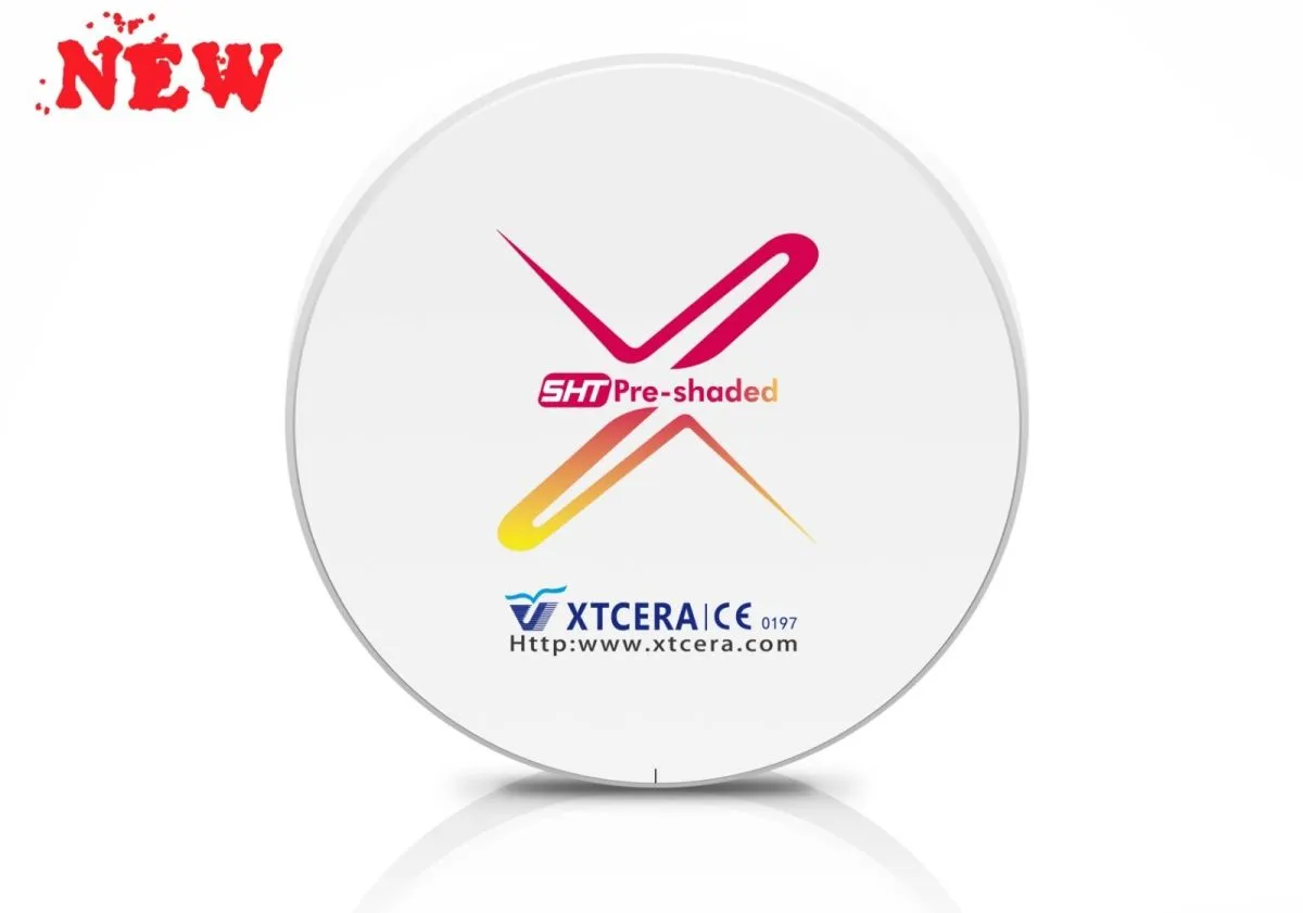 картинка XTCERA ZrO2 – Циркониевый диск SHT Pre-Shaded (98,5 мм, толщина диска 22 мм) от магазина Udentis.ru