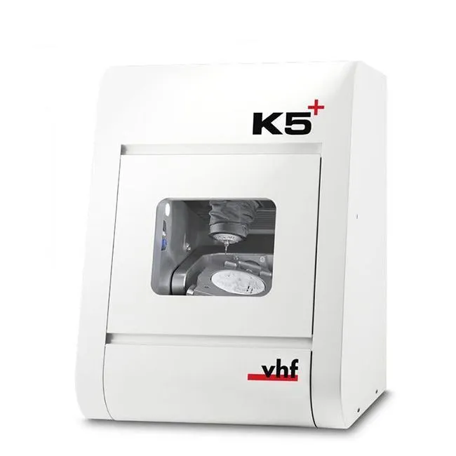 картинка VHF K5+ - 5-осная фрезерная машина для сухой обработки, с ионизатором и зажимом без инструмента, цифровое управление от магазина Udentis.ru